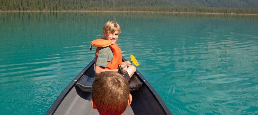 Kanoën in Banff National Park