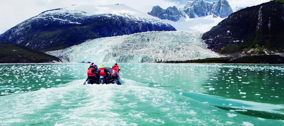 Fjordencruise bij de Pia Gletsjer