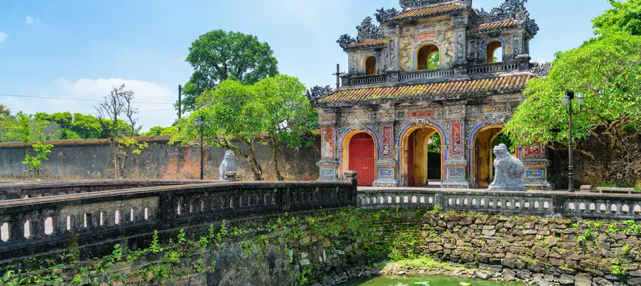 Hien Nhon ingang van de citadel in Hue