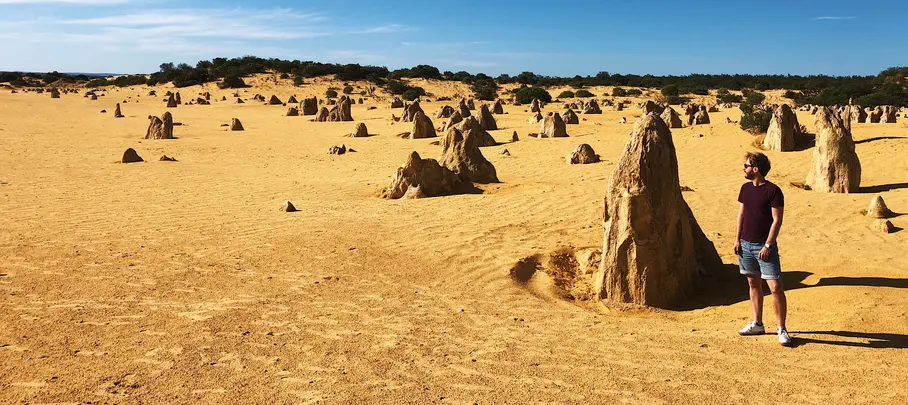 Reisspecialist Jelmer bij de Pinnacles