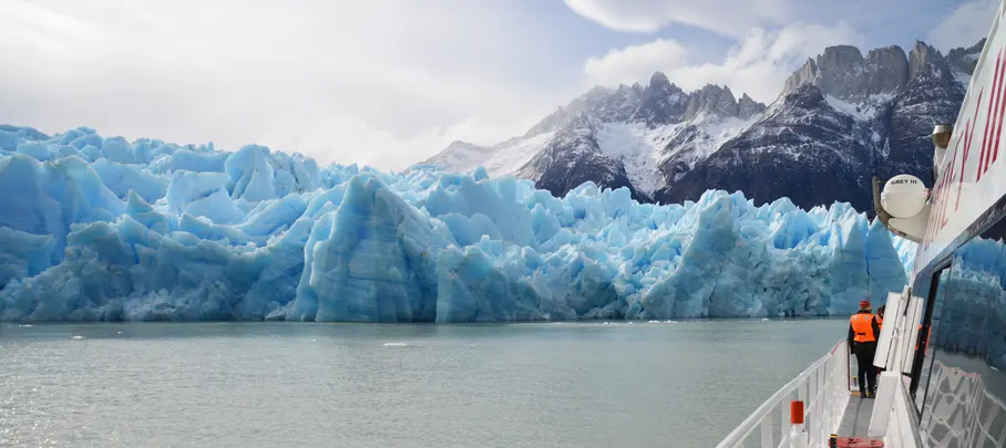 Boottocht over Lago Grey (Torres del Paine)