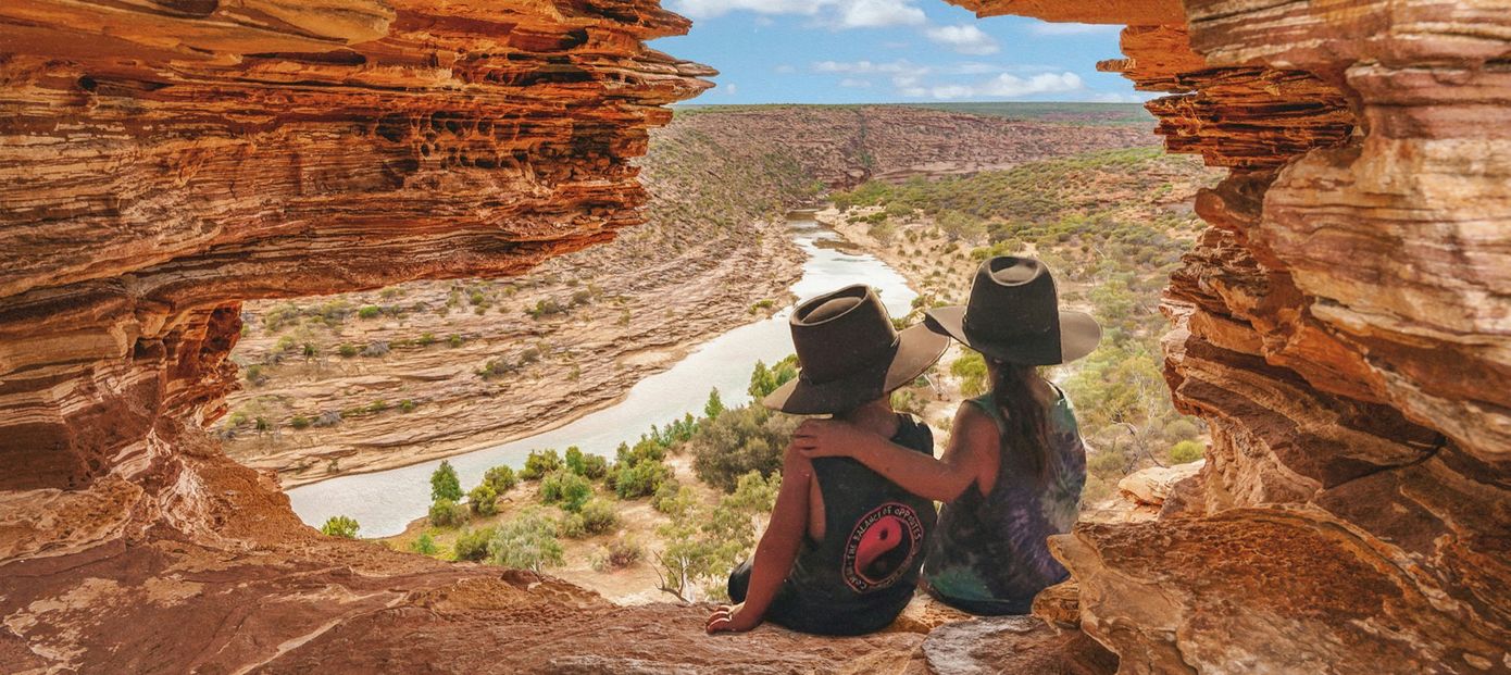 Kids in Kalbarri National Park