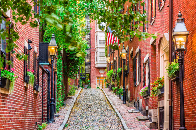 Acorn Street Boston, Massachusetts