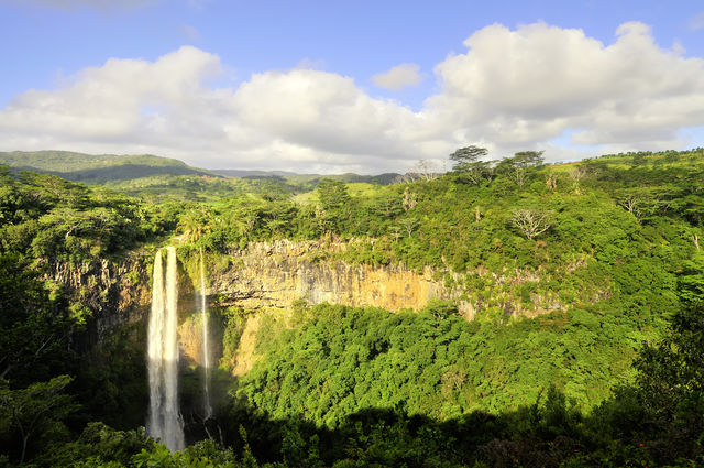 Watervallen, Chamarel