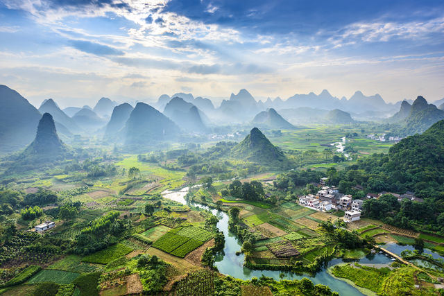 Landschap van Yangshuo