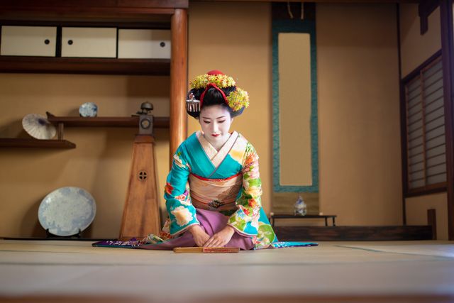 Maiko (leerling-geisha) in Kyoto