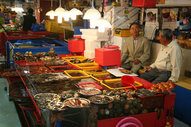 Vismarkt in Seoul