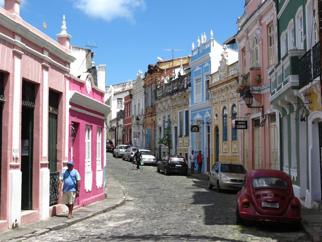 Straat in Salvador da Bahia