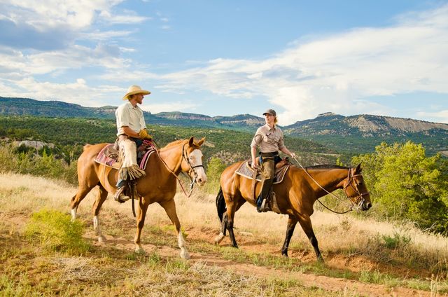 Paardrijden bij Zion Mountain Ranch
