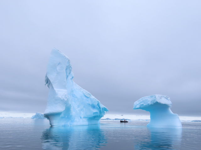 Ijsschotsen in Antarctica