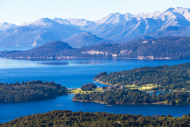 Uitzicht op Lake Moreno
