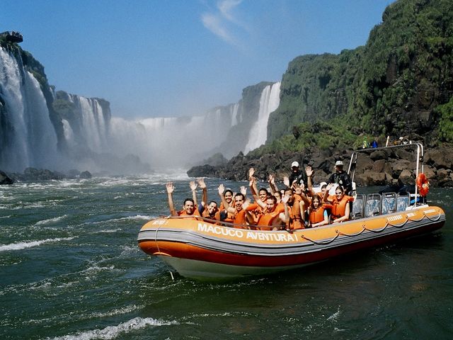 Boottocht bij Foz do Iguaçu