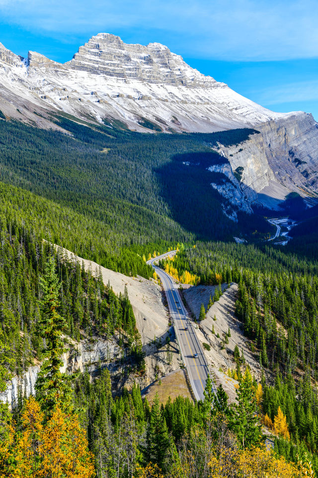 Icefields Parkway in Canada
