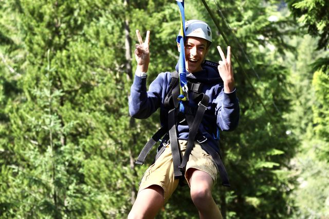 Ziplinen in Whistler