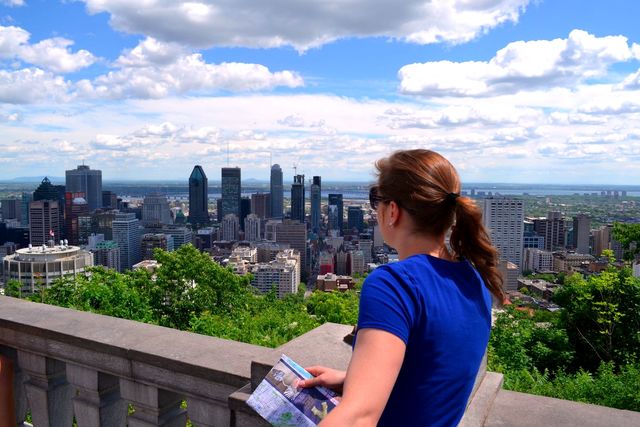 Uitzicht op Montréal