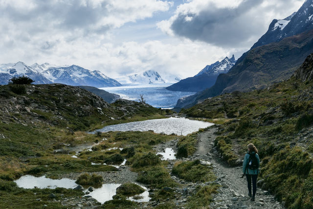 Reisspecialist Femke in Torres del Paine, Patagonië