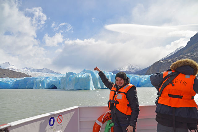 Reisspecialist Anouk bij Lago Grey, Torres del Paine