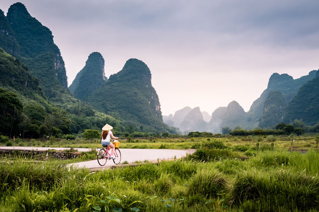 Fietsen in Yangshuo