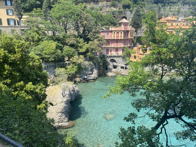 Baai in Portofino in Italië