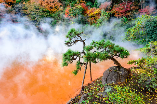 Blood Pond Jigoku in Beppu