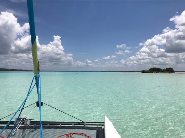Zeilen in Bacalar