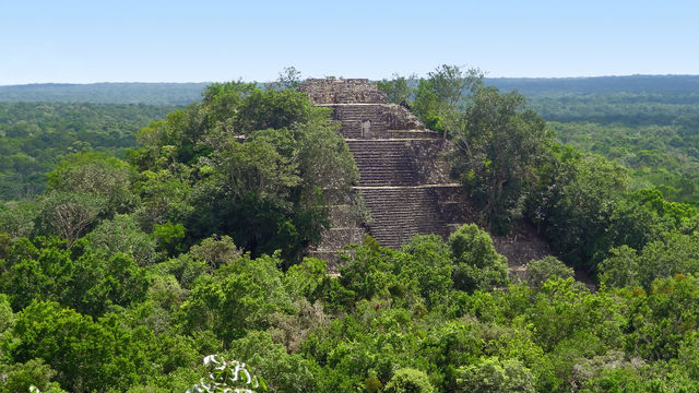 Tempels van Calakmul
