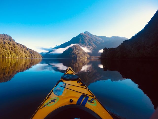 Kajakken in de Milford Sound