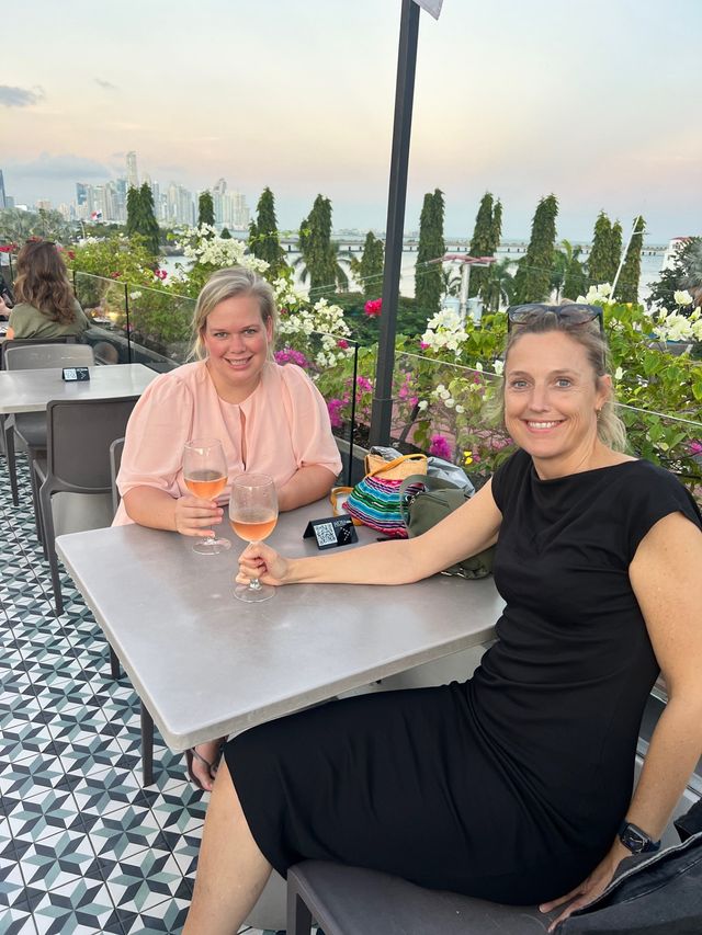 Rooftopbar in Panama city