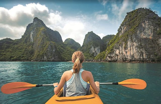 Kajakken in Vietnam