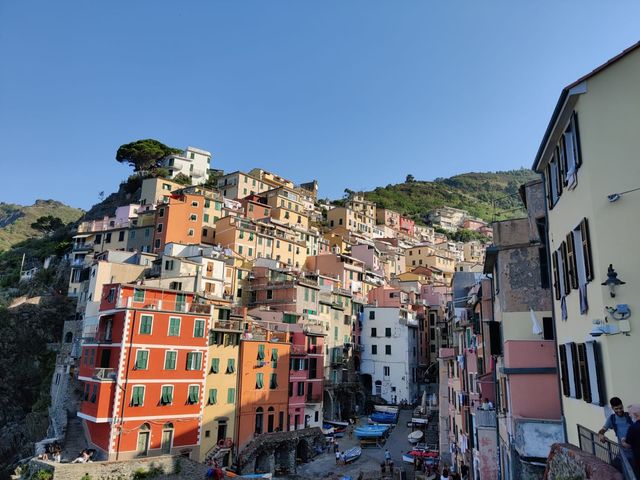 Stadje Riomaggiore bij Cinque Terre
