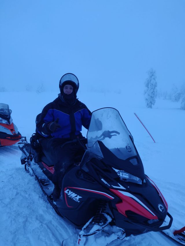 Sneeuwscootertocht in Lapland