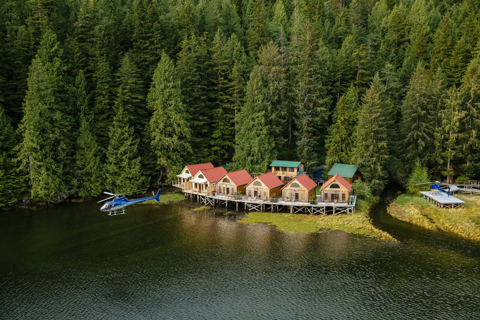Nimmo Bay Resort op Vancouver Island