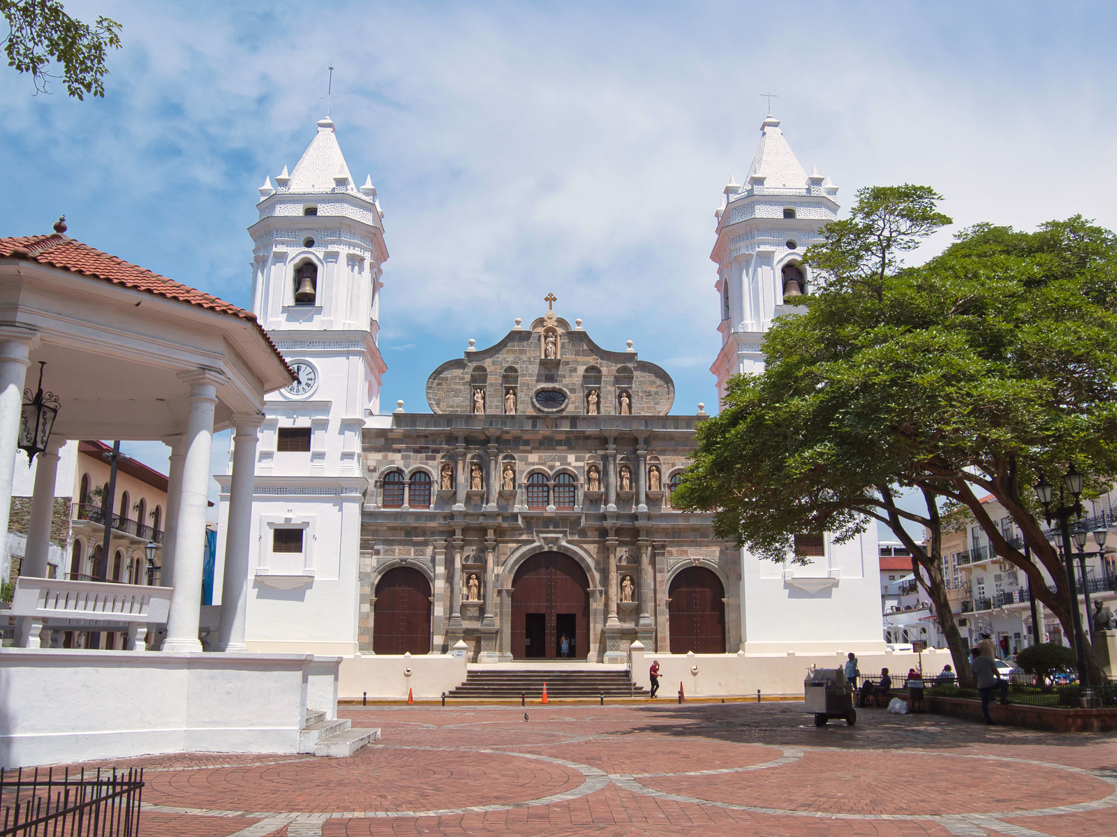 Kathedraal in Casco Viejo Panama-stad