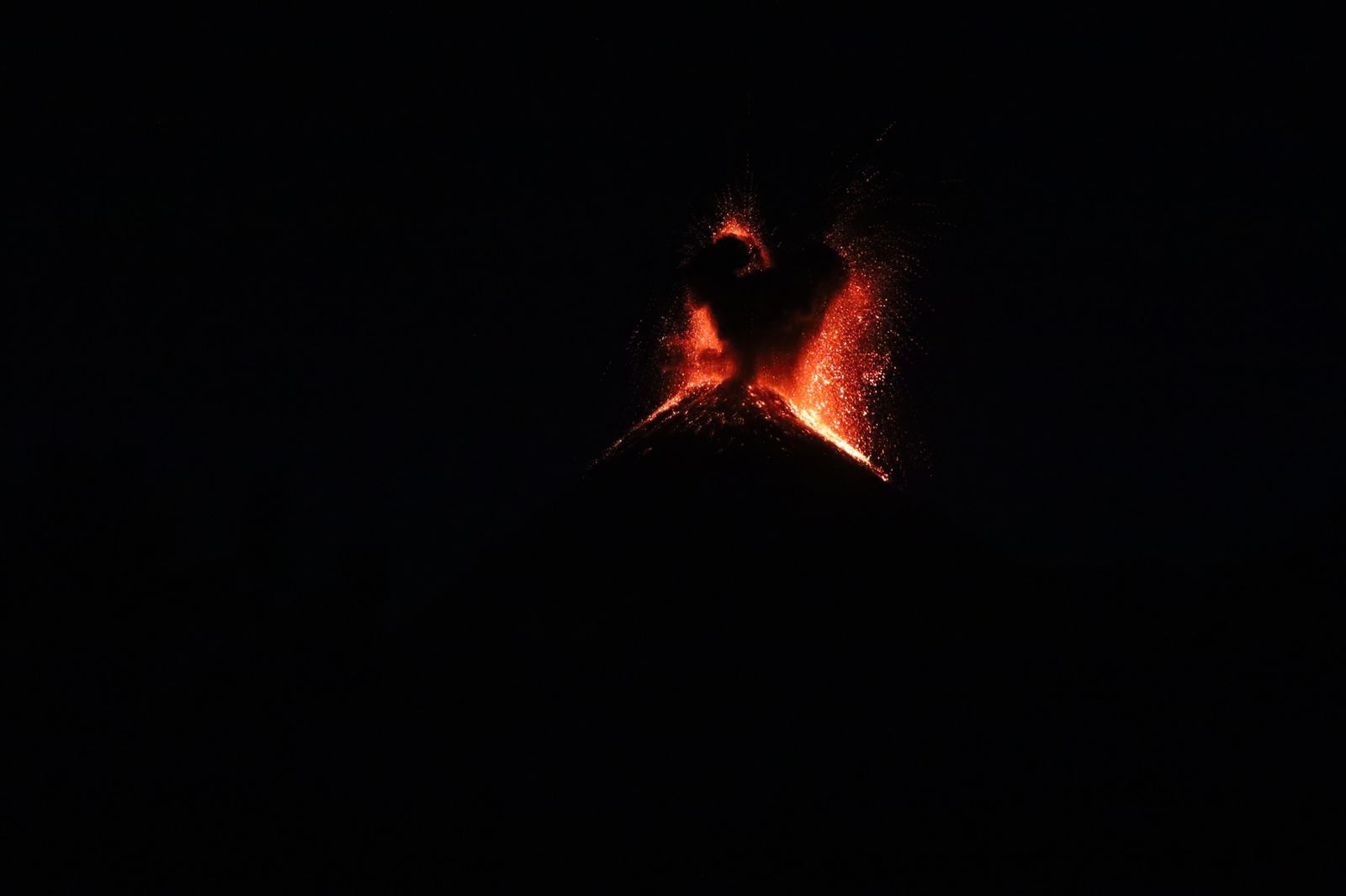 Fuego vulkaan, Guatemala