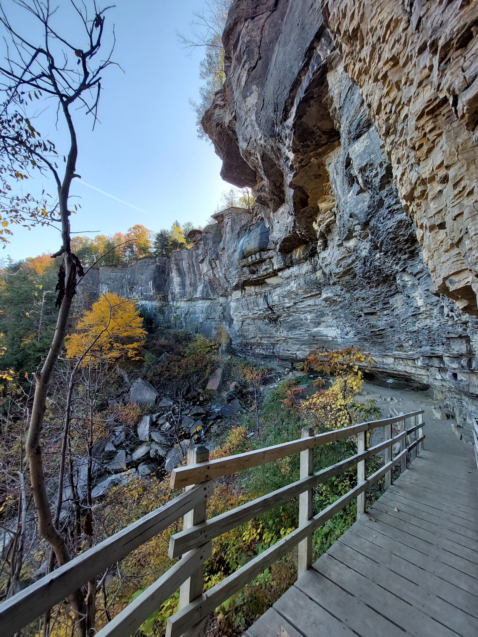 Wandelpad in John Boyd Thacher State Park