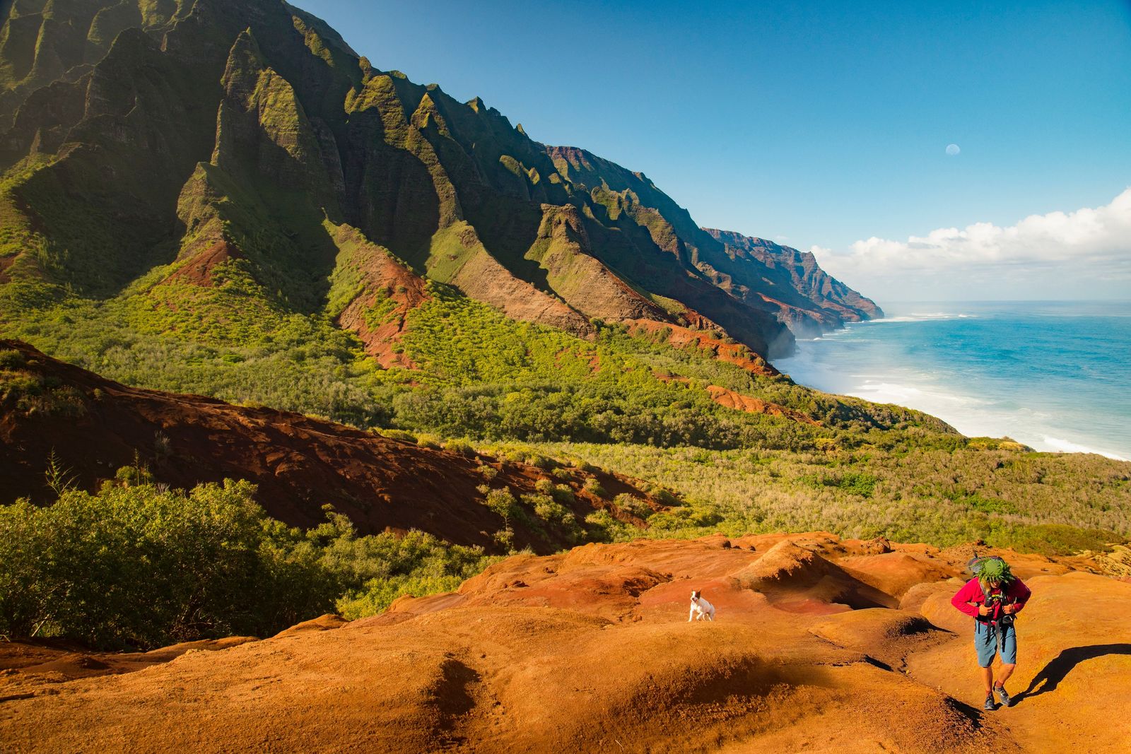 Kalalau Trail in Kōkeʻe State Park, Kauai, Hawaii