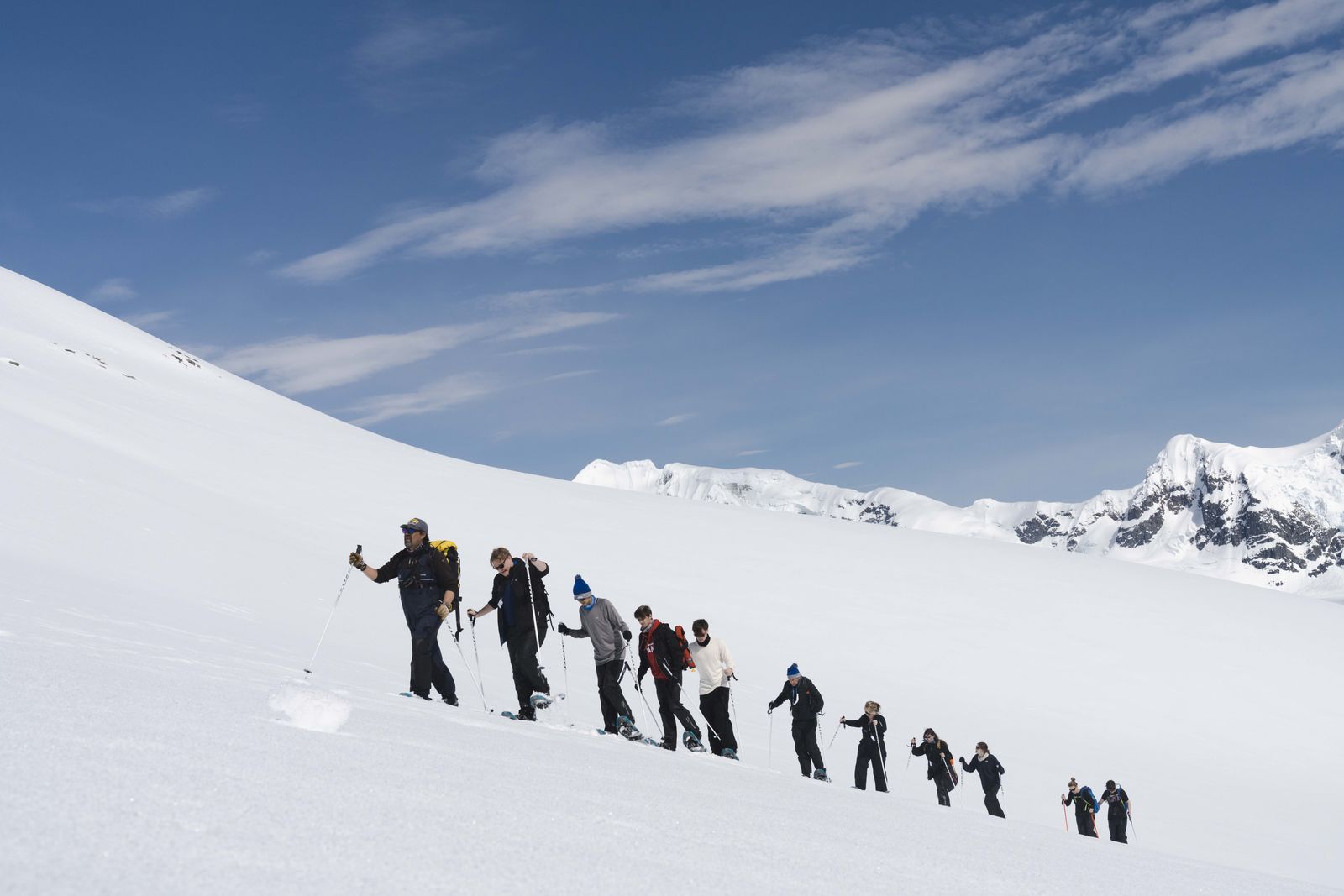 Sneeuwschoenwandeling Antarctica