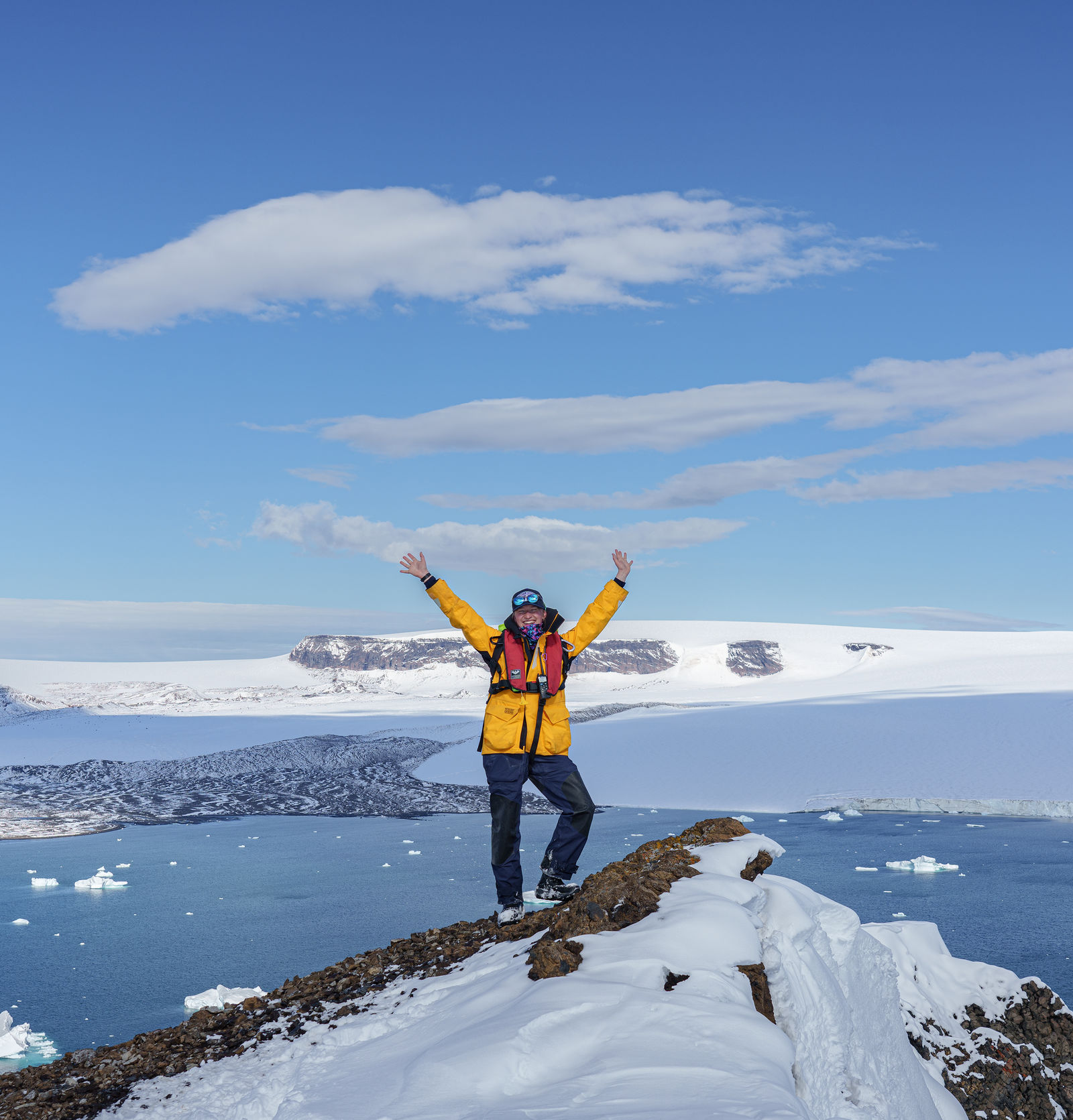 Uitzicht in Antarctica