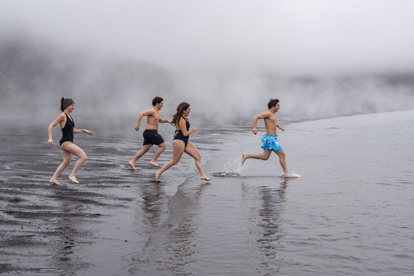 Zwemmen op Antarctica