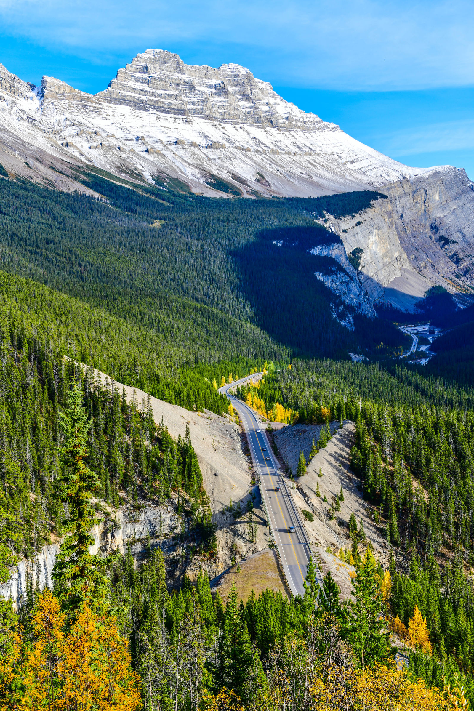 Icefields Parkway in Canada