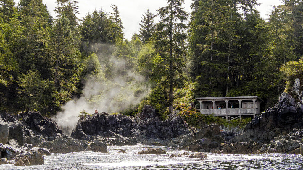 Hot Springs Cove op Vancouver Island