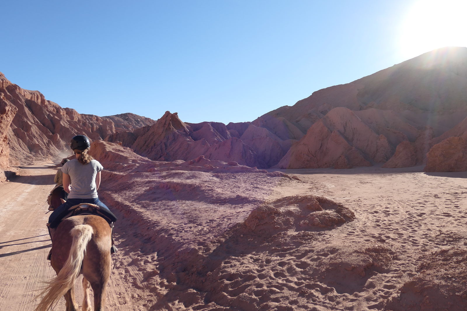 Paardrijden door de Vallei des Doods, Atacamaowoestijn