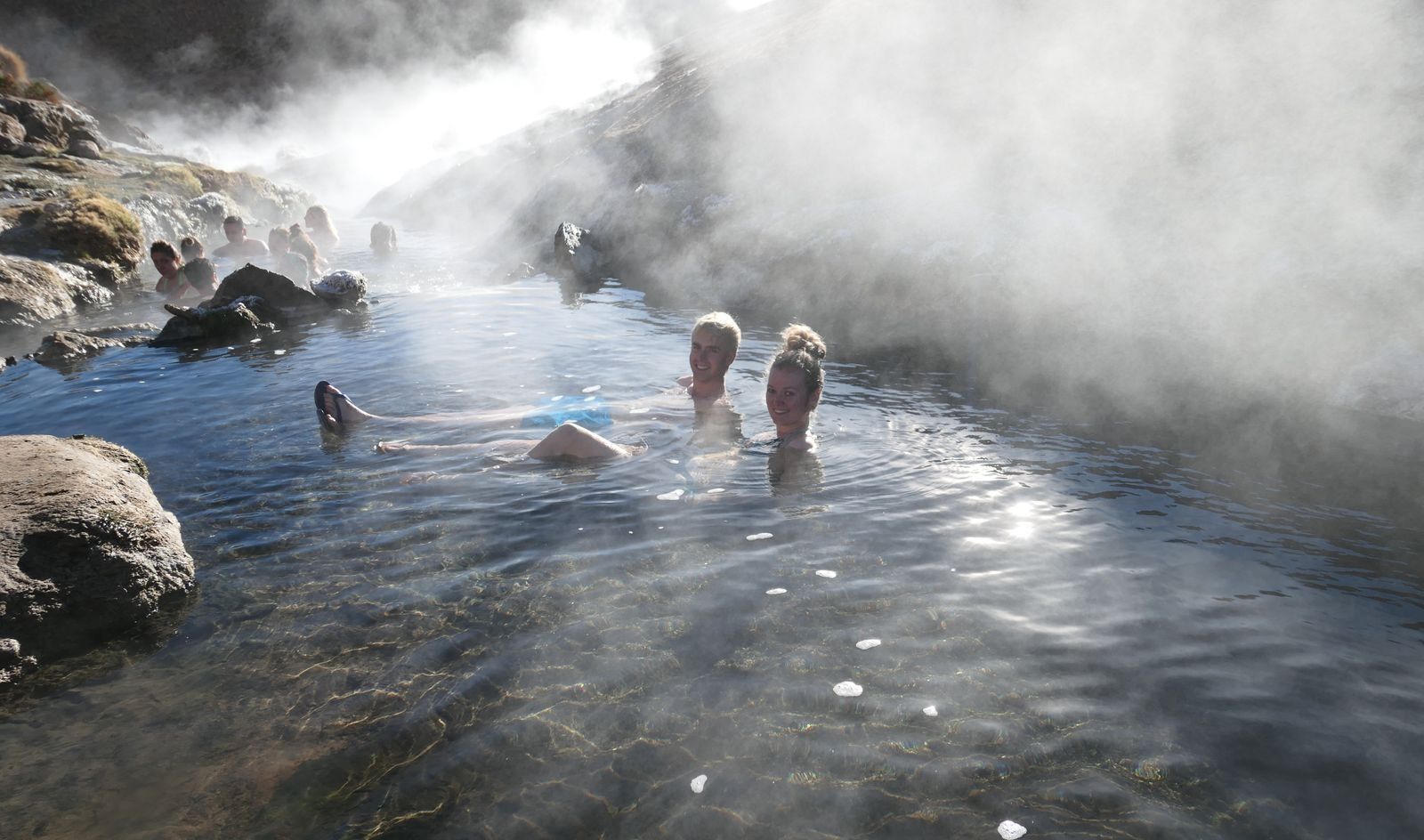 Warmwaterbron in de Atacamawoestijn