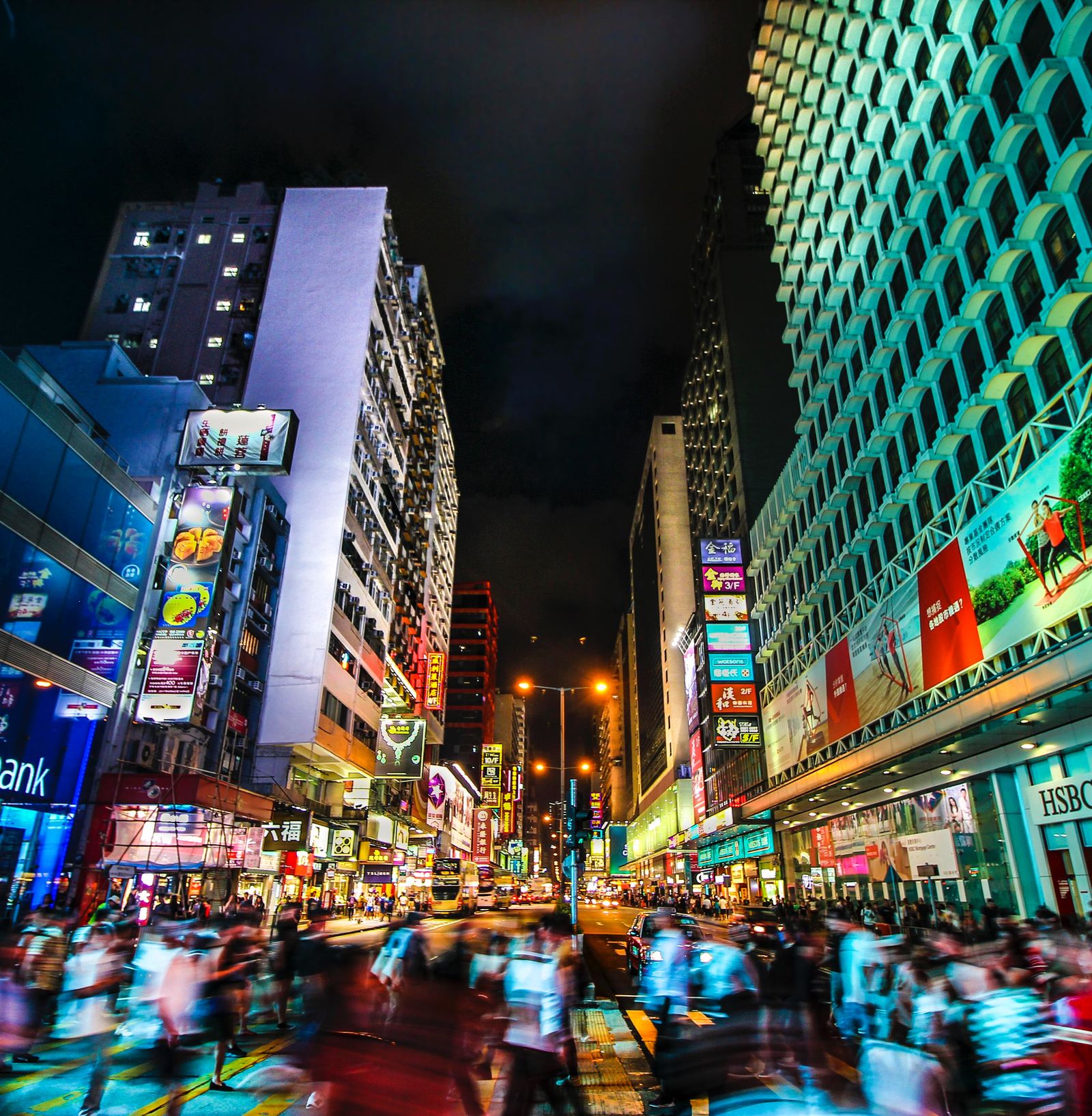 Hongkong by night