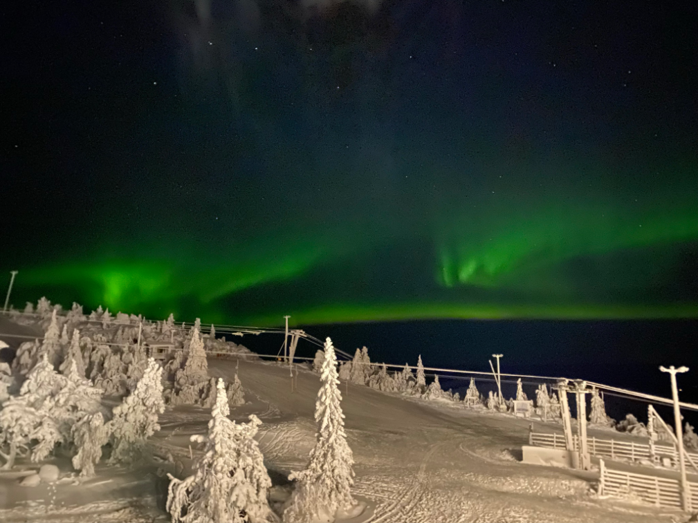 Noorderlicht in Fins Lapland