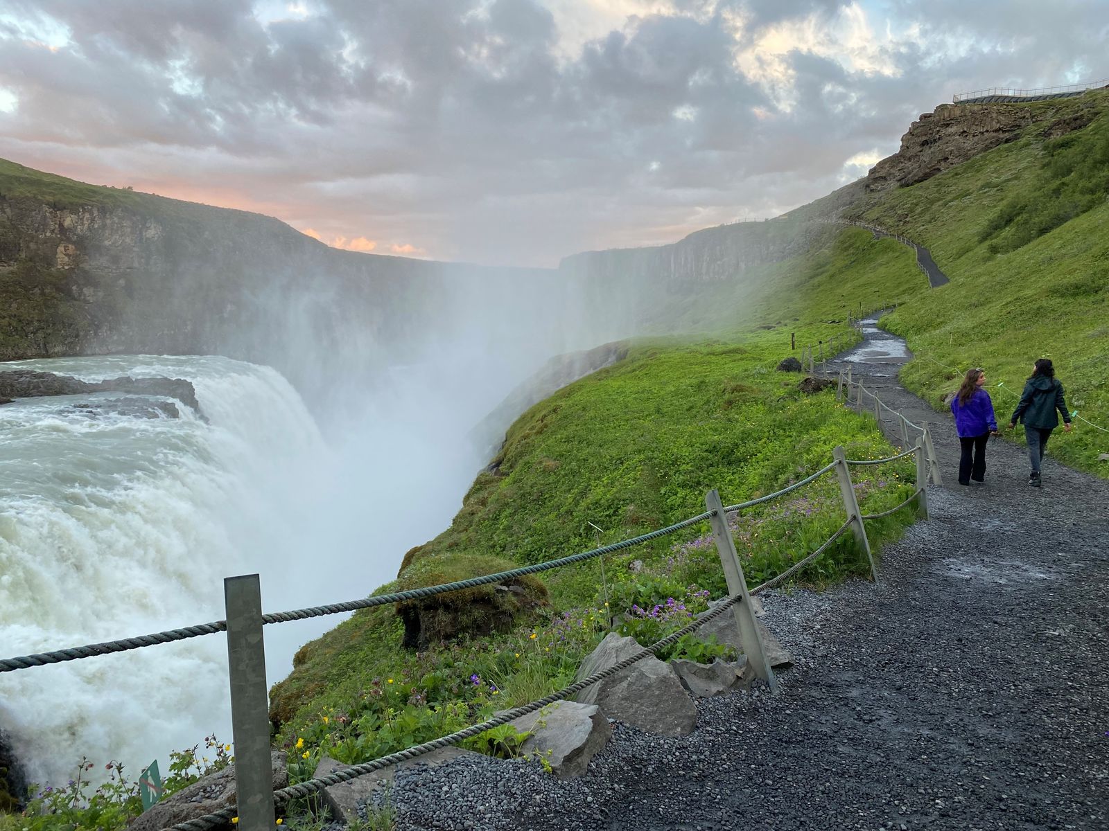 Looppad Gullfoss, IJsland