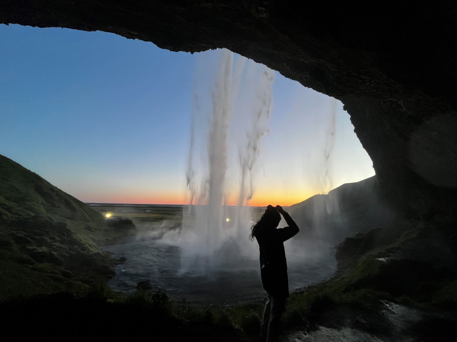 Zonsopgang Seljalandfoss, IJsland