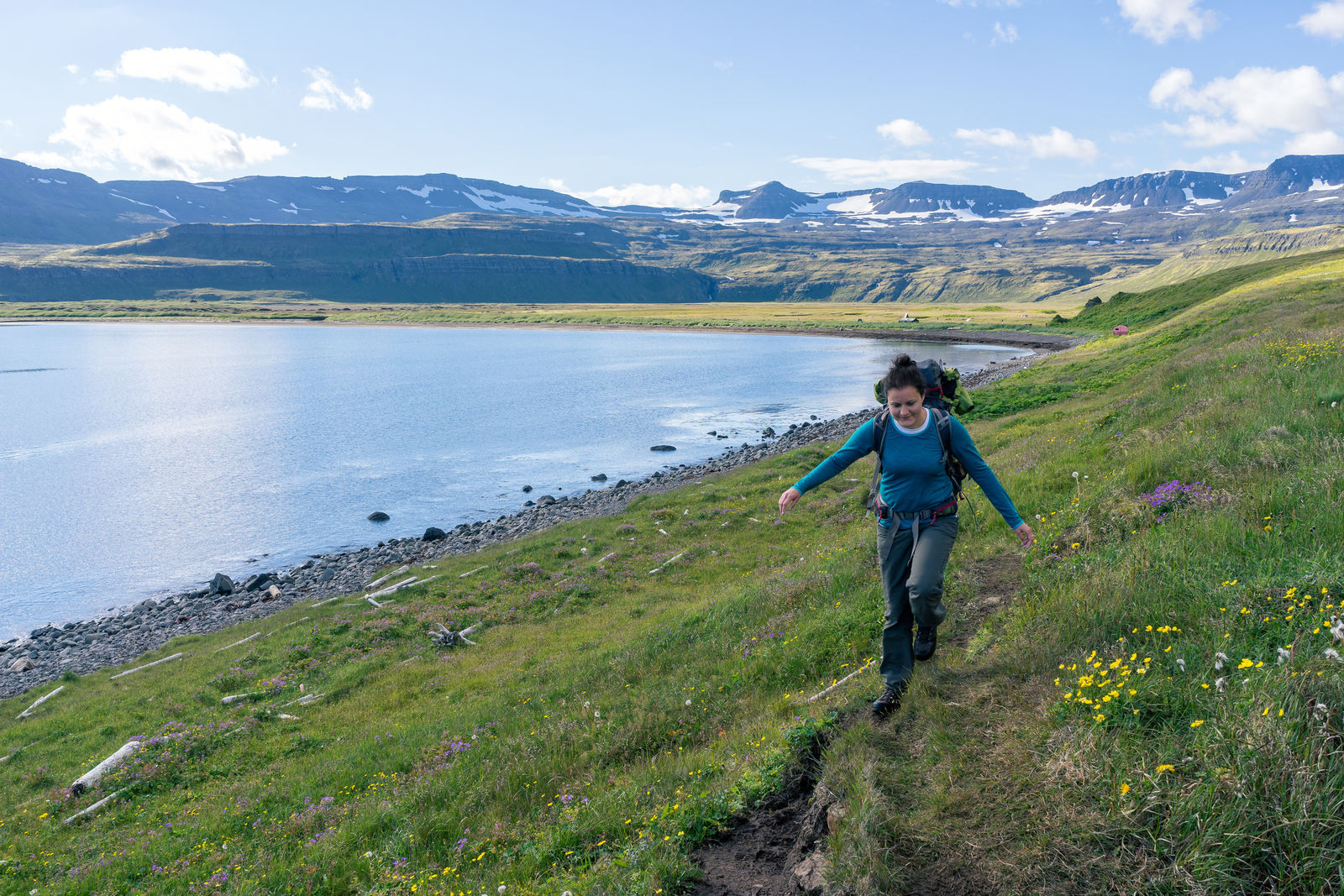 Hiken in het Hornstrandir Nature Reserve