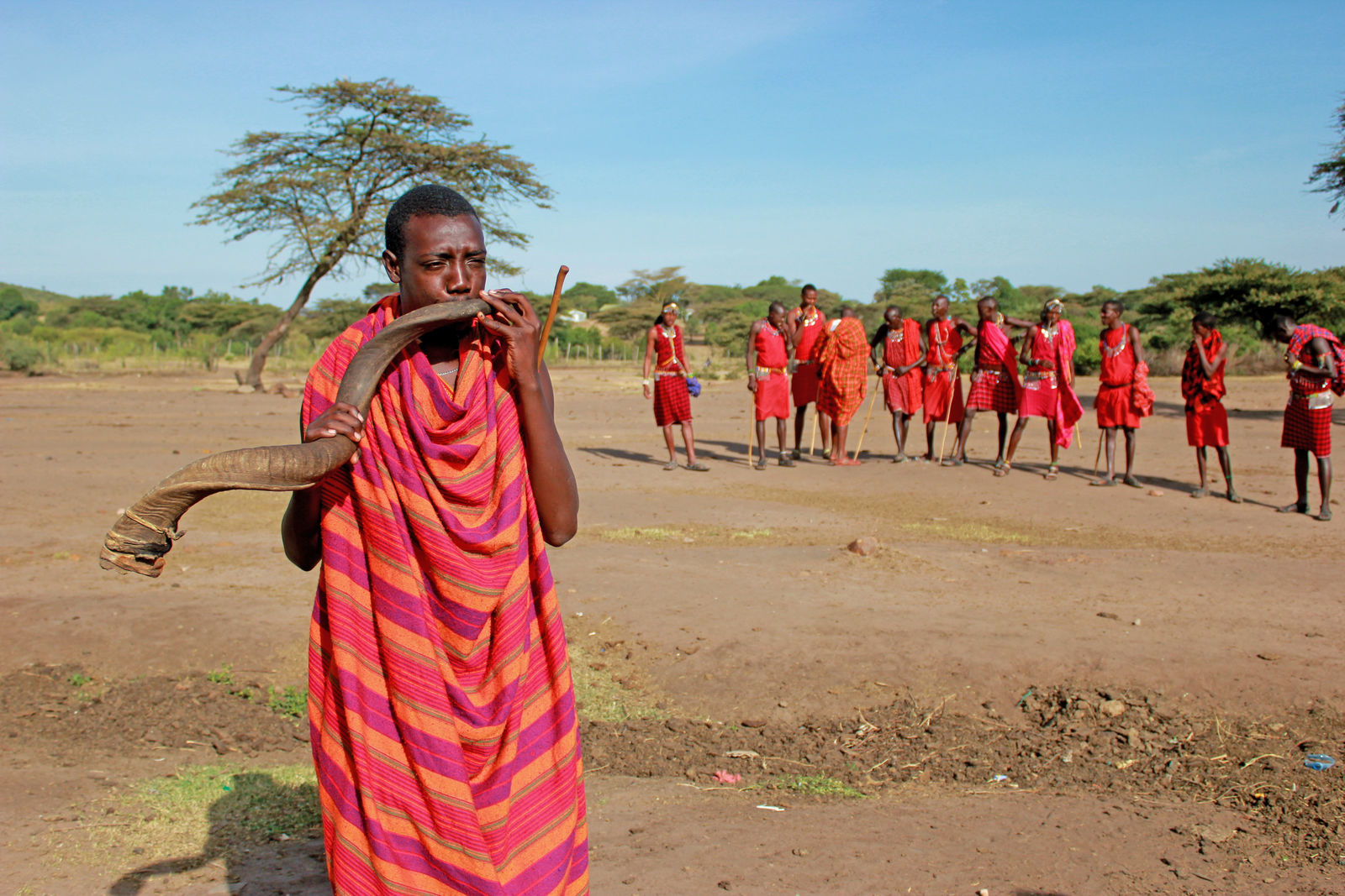 Op bezoek bij de Masai