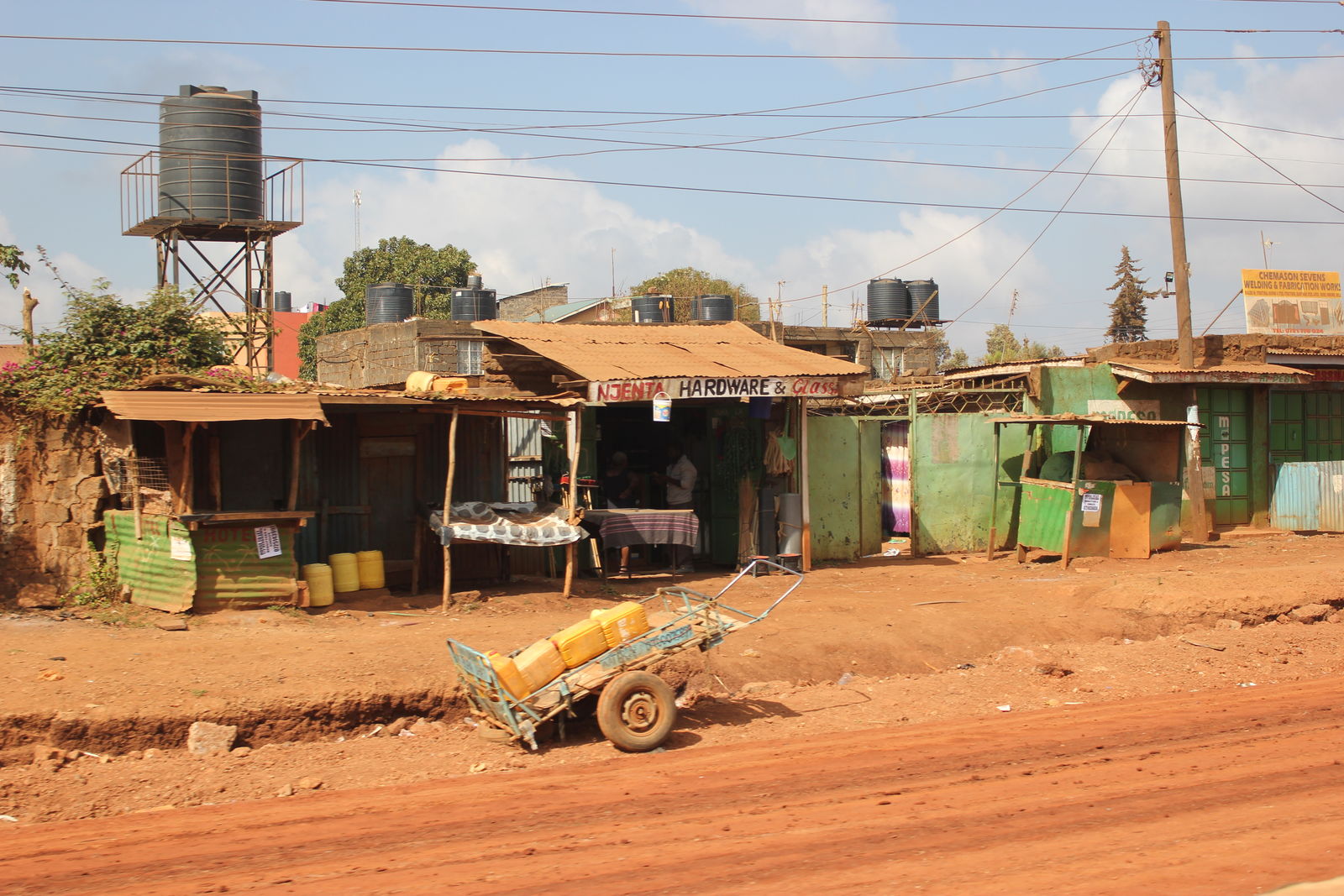 Onderweg in Kenia
